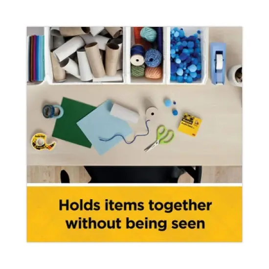 Scotch Double-Sided Tape Clear 0.75" x 36 yds - 2 tapes image {2}