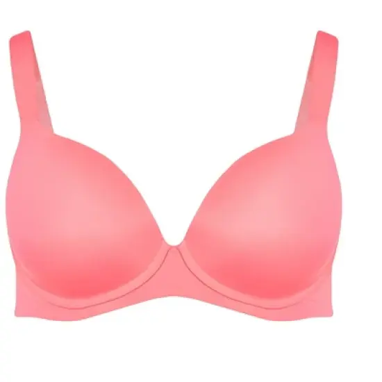 Women's Plus Size Fashion Plunge Bra - tea rose | AVENUE image {2}