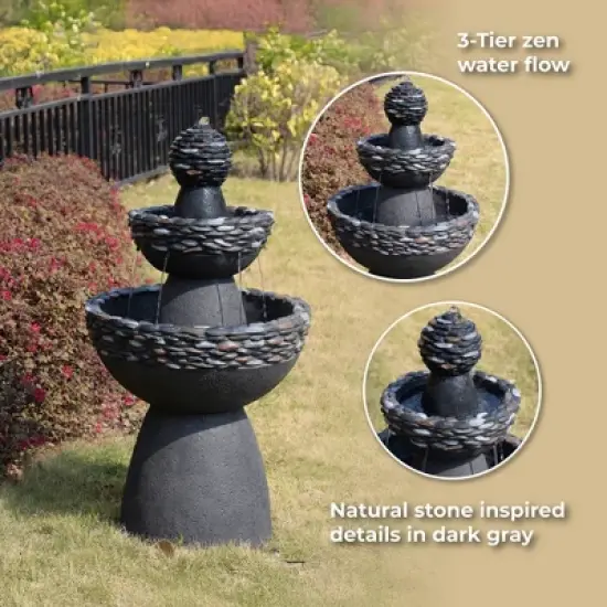 Teamson Home Pedestal Fountain image {2}