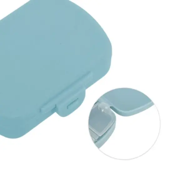 Unique Bargains 6 Grid Portable Mini Pill Case 1 Pc image {2}