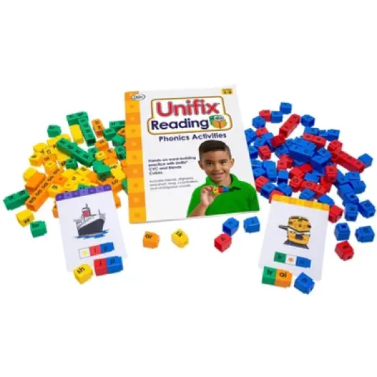Didax Unifix Reading Phonics Activity Kit, Grades 1 to 2 image {1}