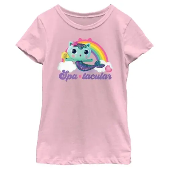 Girl's Gabby's Dollhouse Spa-Tacular MerCat T-Shirt image {3}