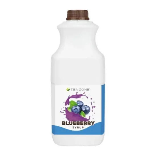 Tea Zone Blueberry Fruit Syrup 64 Oz. image {1}