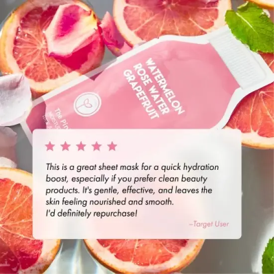 ESW Beauty The Pink Dream Moisturizing Raw Juice Sheet Mask image {3}