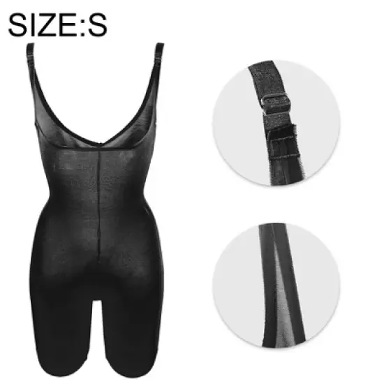 Unique Bargains Women Shapewear Tummy Control Full Bust Bodysuit Butt Lifter Thigh Traceless Slimmer image {2}