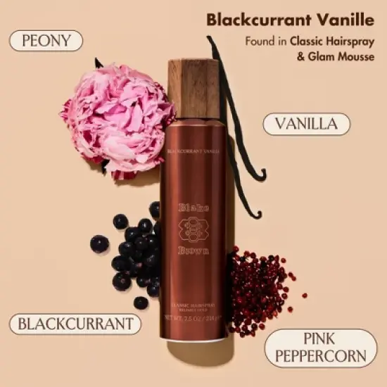 Blake Brown Classic Hairspray - Reliable Flexible Hold - Blackcurrant Vanille - Vanilla Floral Fragrance - 7.5fl oz image {3}