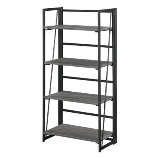 Xtra Folding 4 Tier Bookshelf - Breighton Home image {11}
