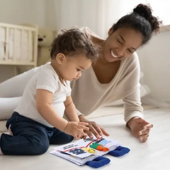 The Peanutshell Soft Cloth Quiet Book for Babies, Learning Activities for Toddlers image {1}