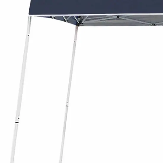Z-Shade 10 x 10 Foot Angled Leg Outdoor Canopy Tent with a Push Button Locking System and Z-Shade 4 Pack of Heavy Duty Leg Weight Bags, Navy image {4}