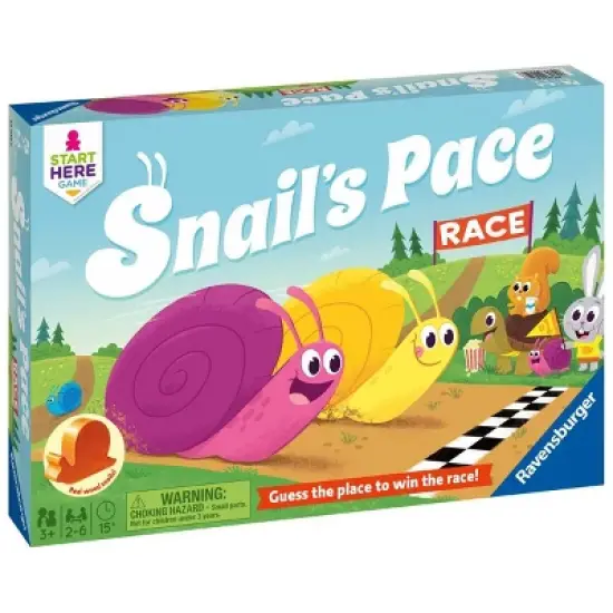 Ravensburger Snail's Pace Race Running Board Game: Creative Thinking Game for 2-6 Players, 15-Minute Play image {2}