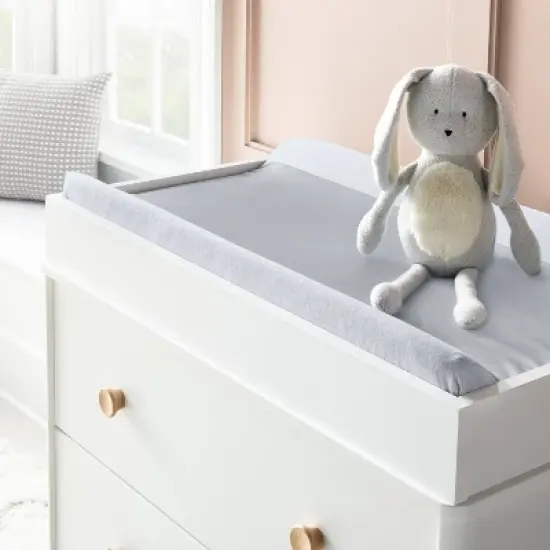 Wipeable Changing Pad Cover - Solid Heather Gray - Cloud Island&trade; image {1}