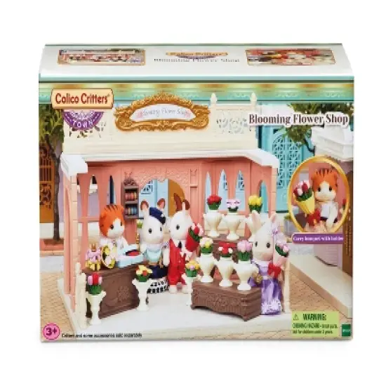 Calico Critters Town Series Blooming Flower Shop, Fashion Dollhouse Playset with Furniture and Accessories image {6}