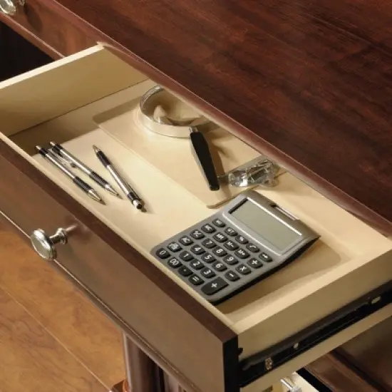 Palladia Computer Desk and Hutch -  Sauder image {6}