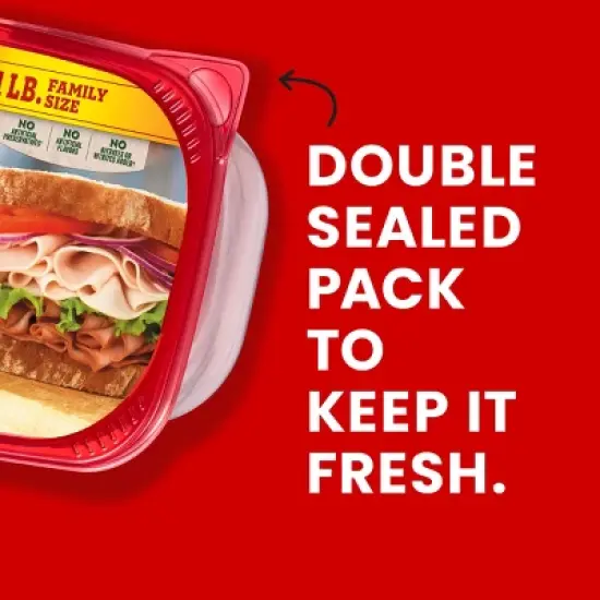 Hillshire Farm Ultra Thin Honey Roasted Turkey Breast & Smoked Ham Variety Pack - 16oz image {5}