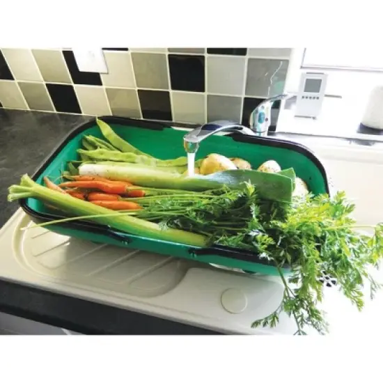 Tierra Garden Green Colander Trug image {4}