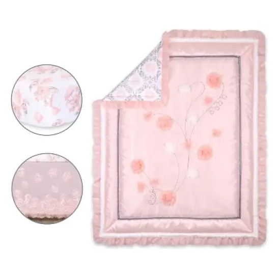 The Peanutshell Brianna Crib Bedding Set - 3pc image {1}