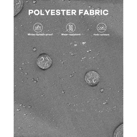 5 Seats Aluminum Patio Furniture Set, 4 PCS Outdoor Sectional Conversation Set with 4" Wide Armrest, Backyard Sectional Sofa Set with Coffee Table image {4}