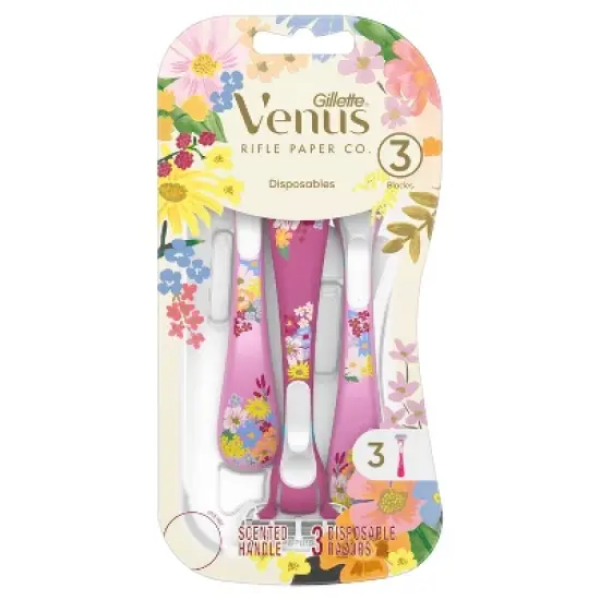 Rifle Paper Co. + Venus Disposable Razors - 3ct image {5}