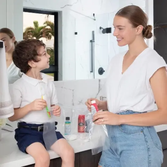 PSBM 1000 12x15 Clear Plastic Zipper Poly Locking Reclosable Bags 2 Mil image {5}