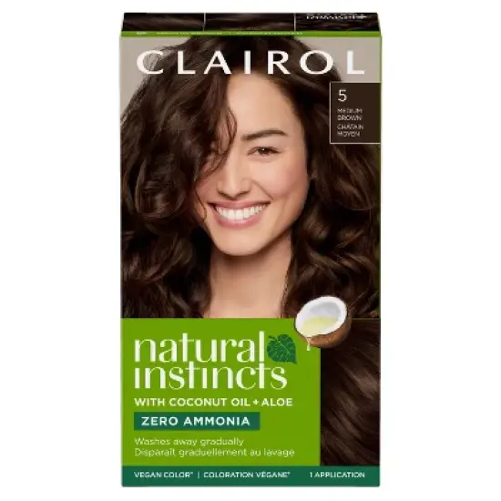 Natural Instincts Clairol Demi-Permanent Hair Color Cream Kit - Brown image {11}