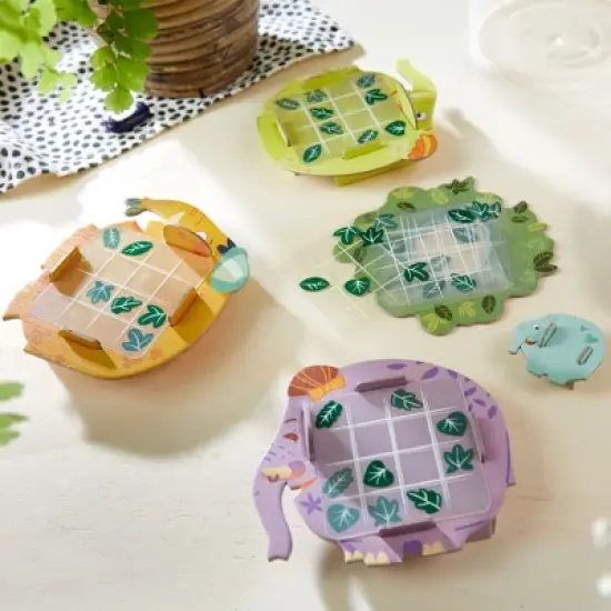HABA Eager Elephants - Beginner Tile Placement Game for Ages 4+ image {1}
