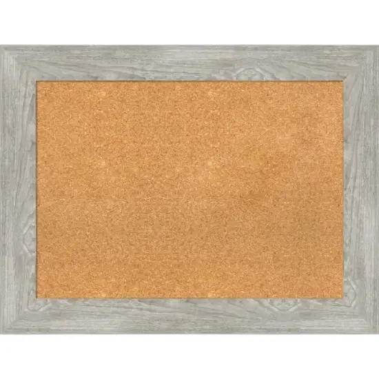 Amanti Art Dove Greywash Framed Corkboard, Natural Cork image {10}