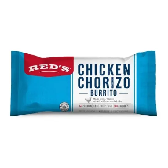 Red's Frozen Chicken Chorizo Egg Cheese Breakfast Burrito - 5oz image {14}
