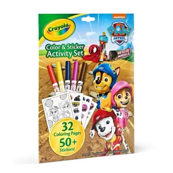 Crayola Paw Patrol Color & Sticker Activity Set image {2}