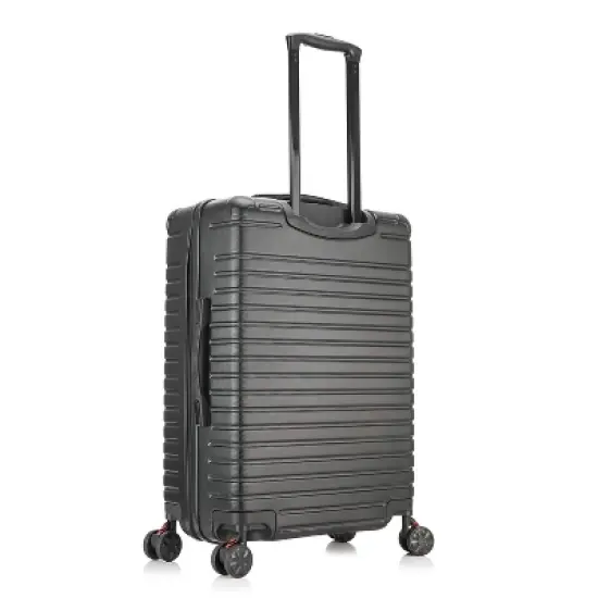 InUSA Deep Lightweight Hardside Medium Checked Spinner Suitcase image {3}