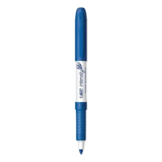 Bic Great Erase Grip Fine Point Dry Erase Marker Blue Dozen GDE11BE image {1}
