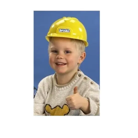 Bruder Construction Worker Hard Hat Yellow Helmet image {2}