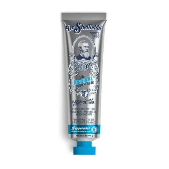 Dr. Sheffield's Certified Natural Toothpaste - Peppermint - 5oz/2pk image {1}