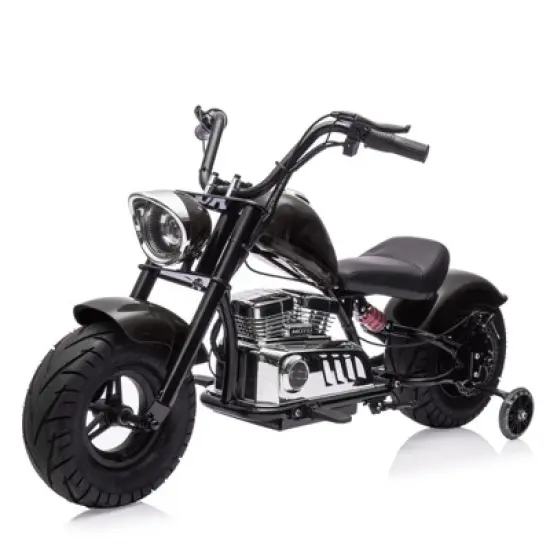 Kids Electric Off-Road Dirt Bike,36V Motorcycle with Top Speed of 16.5 Mph, Spring Suspension, Led Lights, Music Player, for Teens image {7}