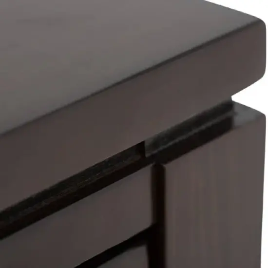 Normandy End Table Brunette Mahogany Brown - WyndenHall image {4}