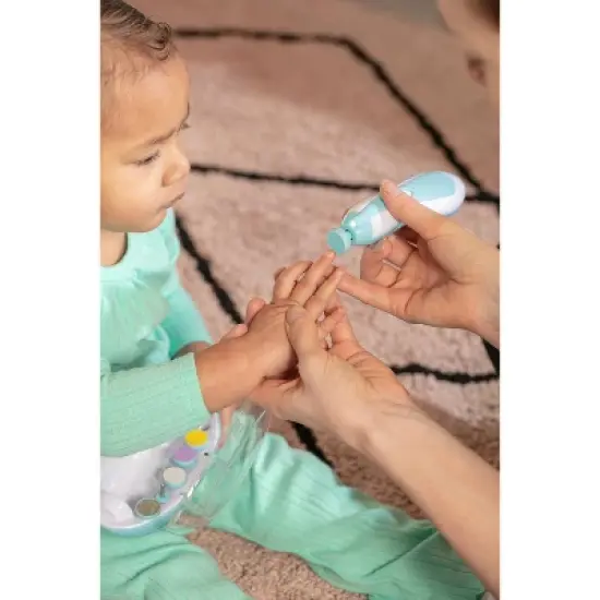 Baby Electric Nail Trimmer Kit with Light, Quiet Operation, 6 Interchangeable Heads for Gentle Precise Baby Nail Care and Polishing Baby Nail Trimmer image {1}