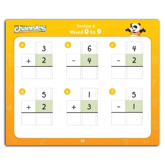 Channie's Dry Erase Single Digit Math Flash Cards image {5}