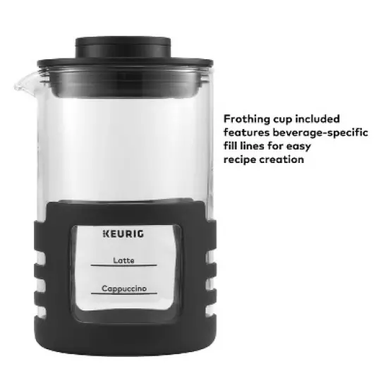 Keurig SimpleCafe Frother Single-Serve Coffee Maker Black: Electric K-Cup Brewer, No Filter Needed, 12 oz Capacity image {8}