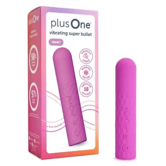 plusOne Vibrating Super Bullet with Warming Heat Setting image {8}