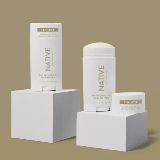 Native Sensitive Deodorant for Men - Sandalwood & Shea - 2.65oz image {4}