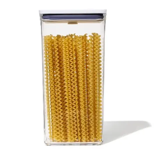 OXO POP 3.7qt Plastic Rectangle Airtight Food Storage Container Clear image {2}