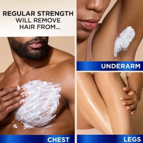 Magic Razorless Shaving Cream for Hair Removal, Normal Beard Maintenance, Depilitory Cream - 6oz image {3}