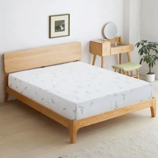 Bestier bamboo memory foam mattress image {1}