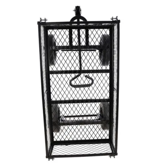 SKRAN Solid Wheels Large-Capacity mesh Steel Garden Trolley with Detachable Side Without Inflatable Tires,The Load can Reach 1100 pounds image {7}