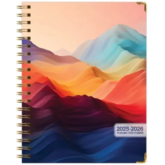 Global Printed Products Hardcover AY 2025-2026 Fashion Planner - 8.5"x11" (Mountain Majesty) image {7}