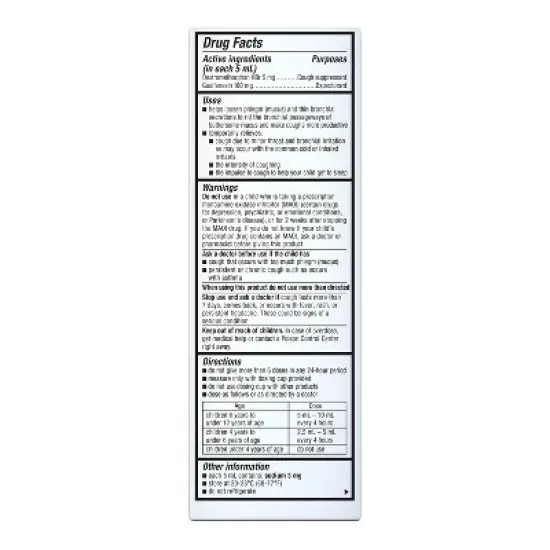 Mucinex Children's Cough Medicine - Cherry Liquid - 4 fl oz image {8}