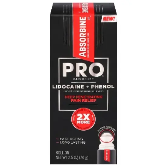 Absorbine Pro Roll On Deep Penetrating Max Strength Pain Relievers 2.5 oz image {8}