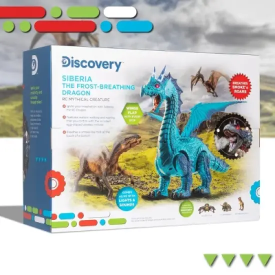 Discovery Kids Remote Control Dragon - Smoke Blue image {6}