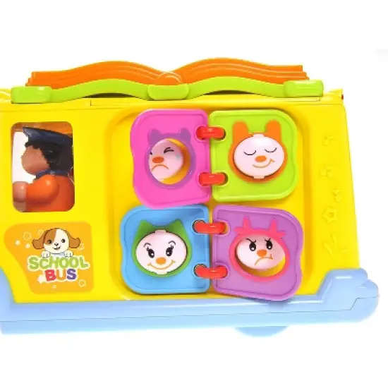 Ready! Set! Go! Educational Interactive School Bus Toy With Flashing Lights & Sounds, Great for Kids and Toddlers image {4}