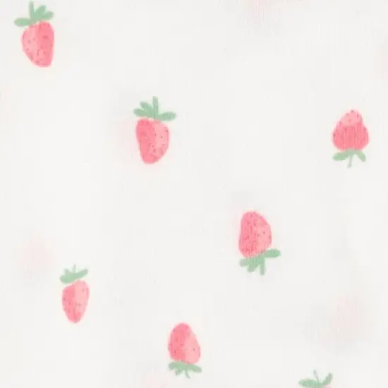 Carter's Just One You&reg;️ Baby Strawberry 2pk Towel - Pink: Hooded Terry Cotton & Polyester, 29"x29" image {1}