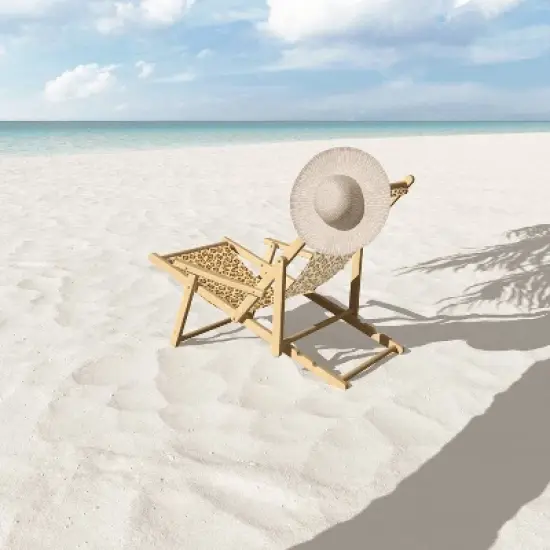 Avenie Jaguar Print Sling Chair - Deny Designs image {2}